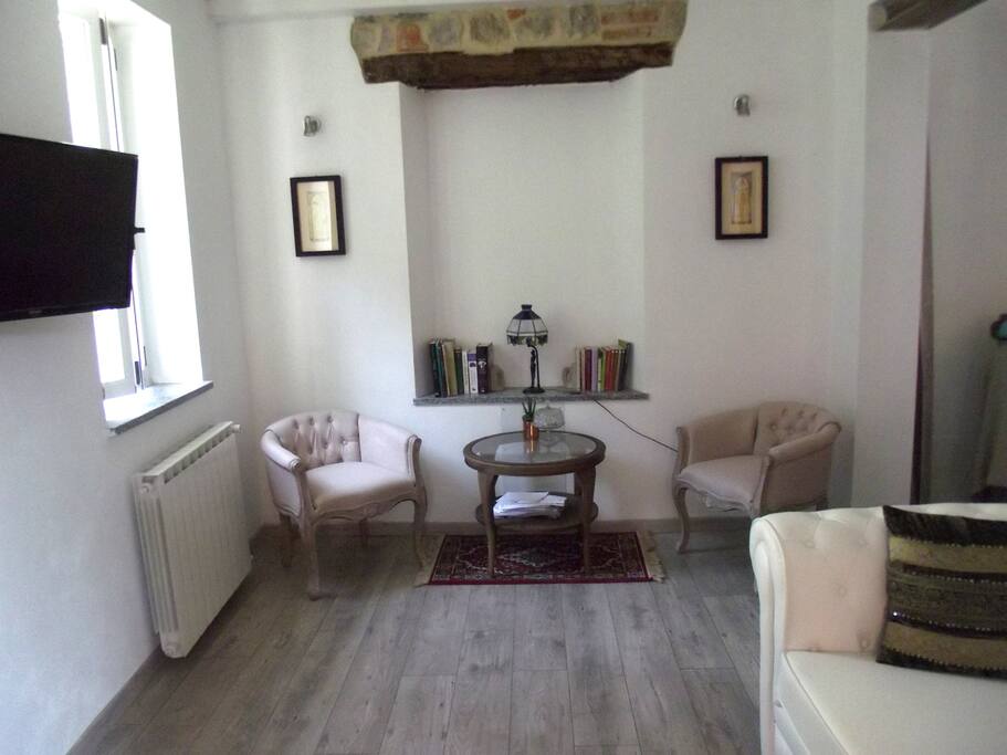 The living room | The apartment is an Open Space