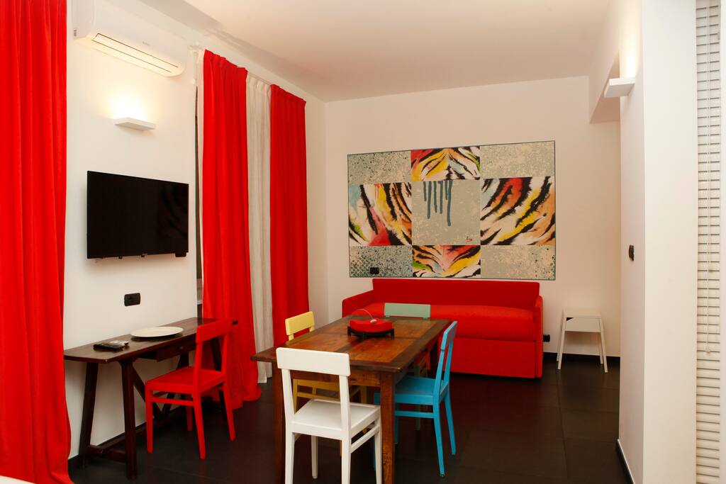Living e divano letto