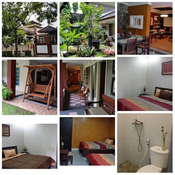A collage pictures of the rented house (only the Lower Ground)