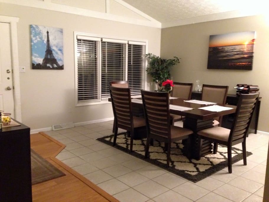 Formal dining room.