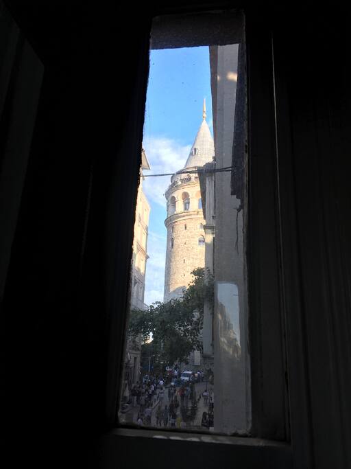 Galata Tower view from windows