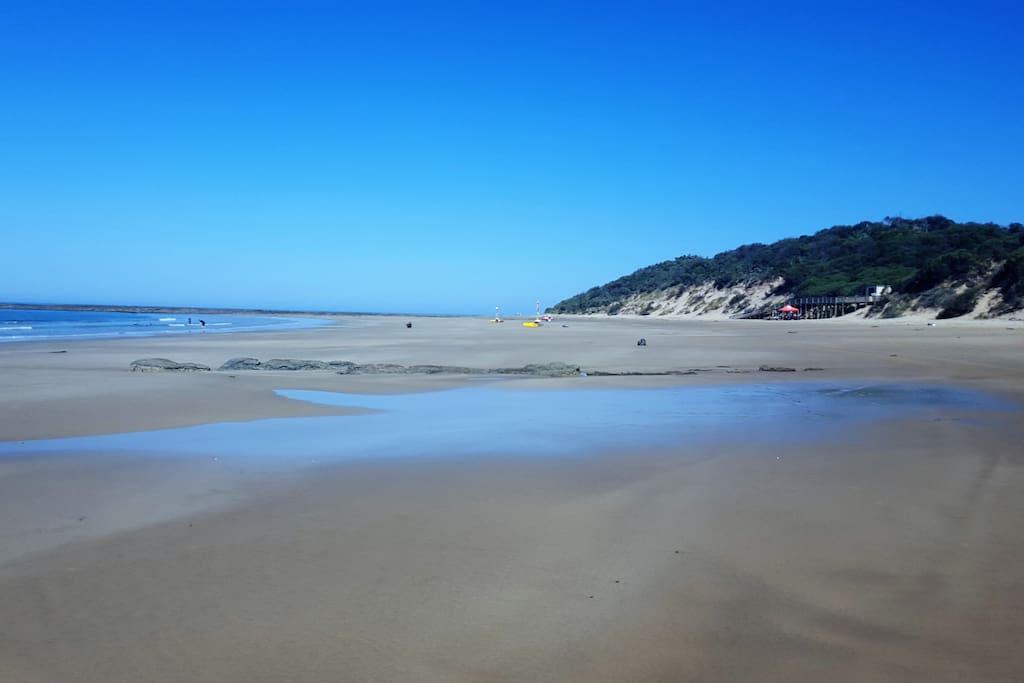 A choice of beaches for experienced and non experienced swimmers.