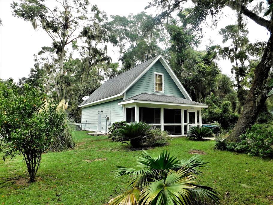 Located on a quiet street with a spacious beautifully landscaped yard.