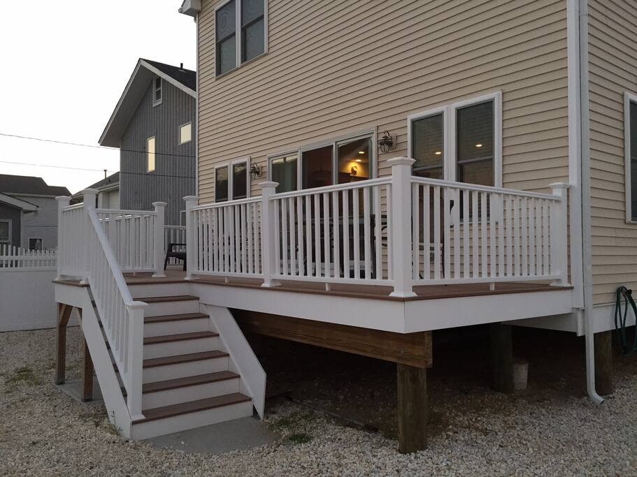 Grill your dinner on Back Deck.