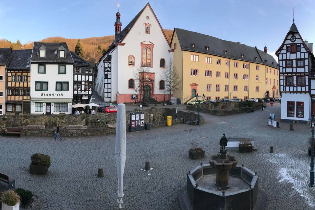 Blick aus dem Schlafzimmer