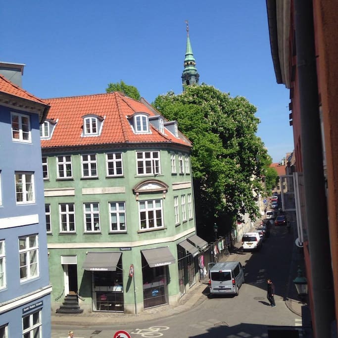 Seen from our living room on the 2nd floor