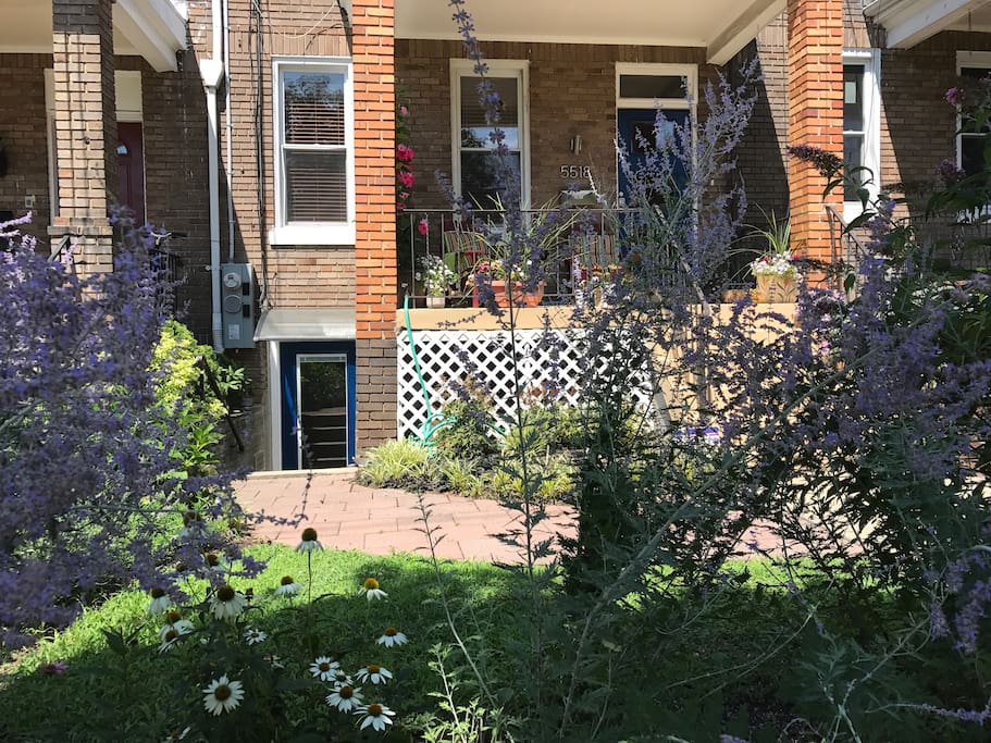 Basement apartment with front entrance
