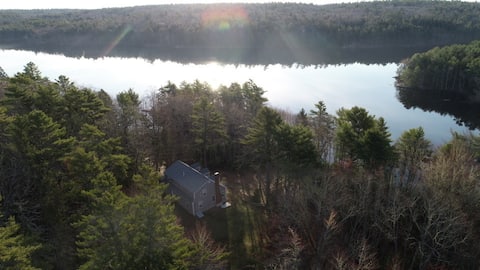 Peaceful Lakefront Home in a Wooded Setting