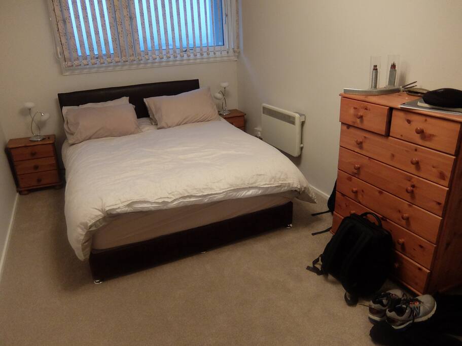 Bdrm 1 - King Bed, dresser, 2 night stands and built in robe