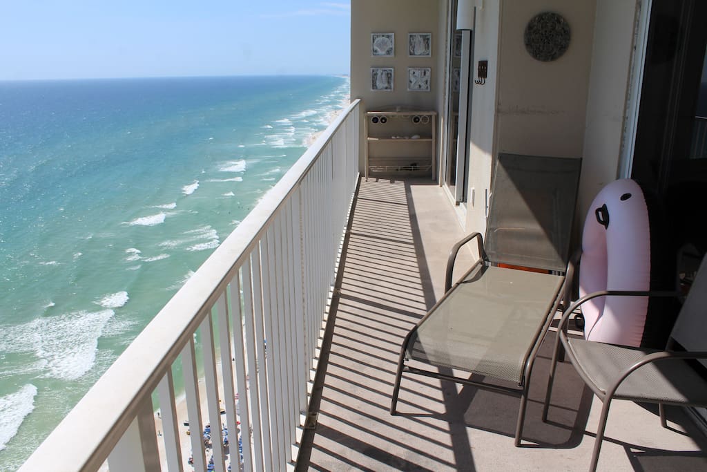 Longest balcony on Panama City Beach - 30'