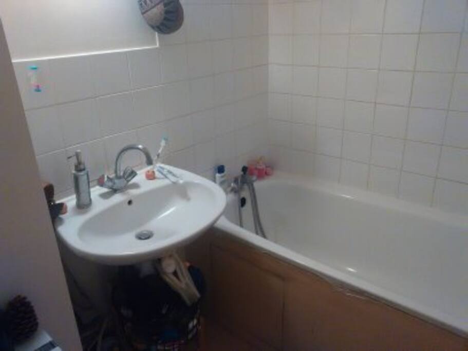 Baignoire ! Assez rare, pour un appartement proche de Paris