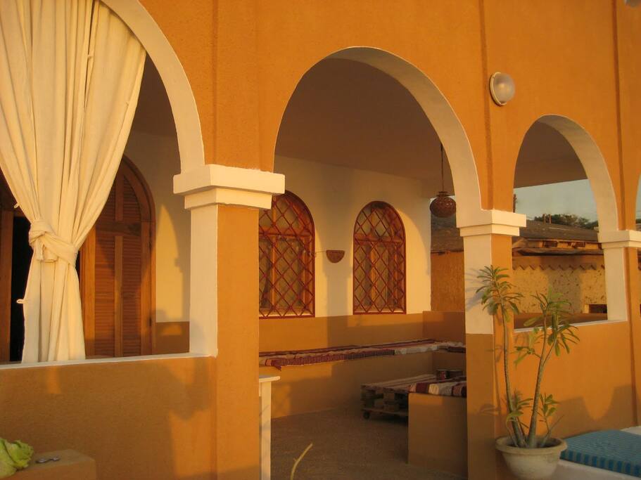 Front patio view from the beach