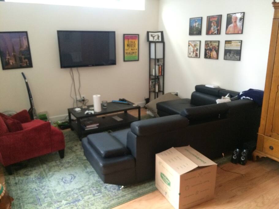 Living room. Couch and chair have since been replaced.