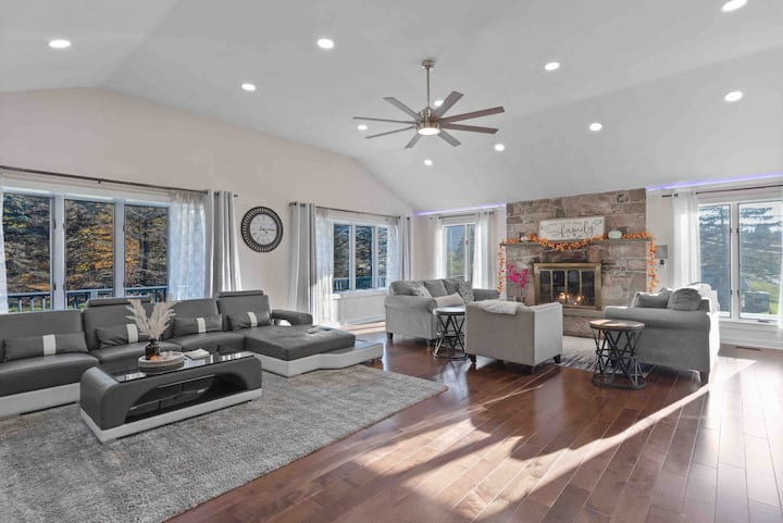 Belleayre GrandHouse 6 BRs w/Hot tub/Sauna/Game RM