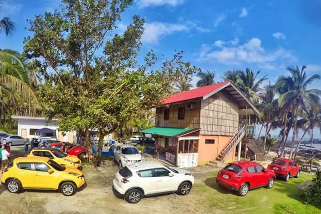 Spacious parking