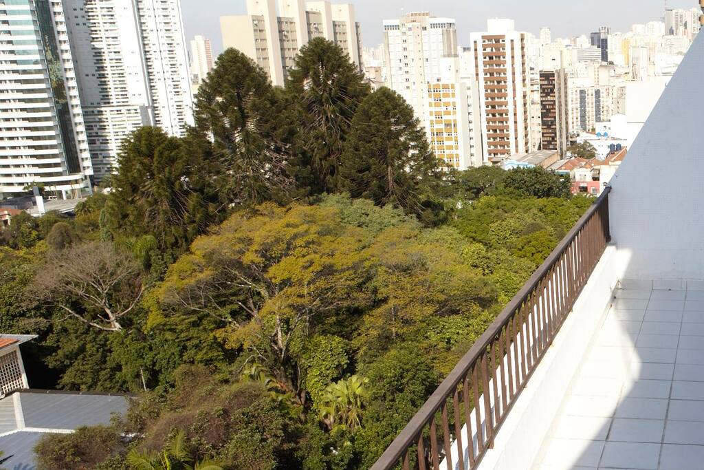 Vista para o Parque Augusta / Balcony view of Parque Augusta