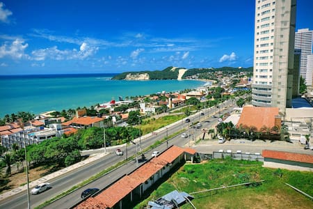 Flat em Ponta Negra com vista para o mar