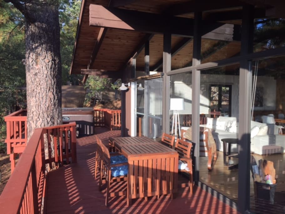 Deck with Patio Furniture