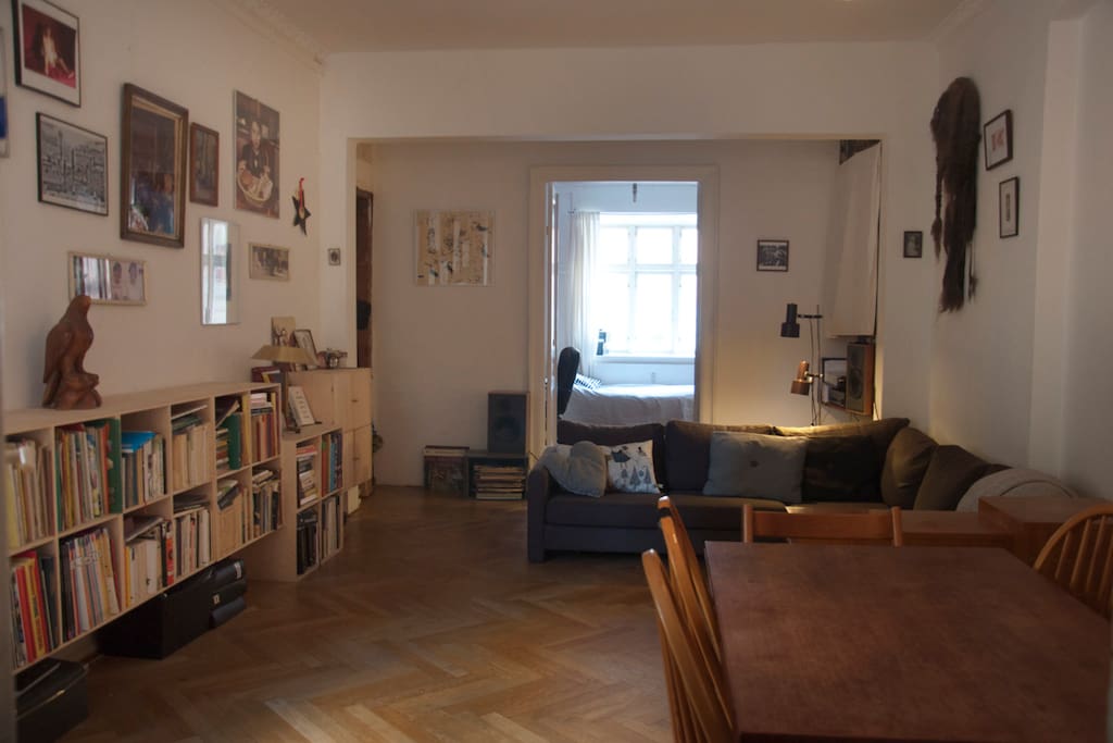 Living room, view from kitchen.