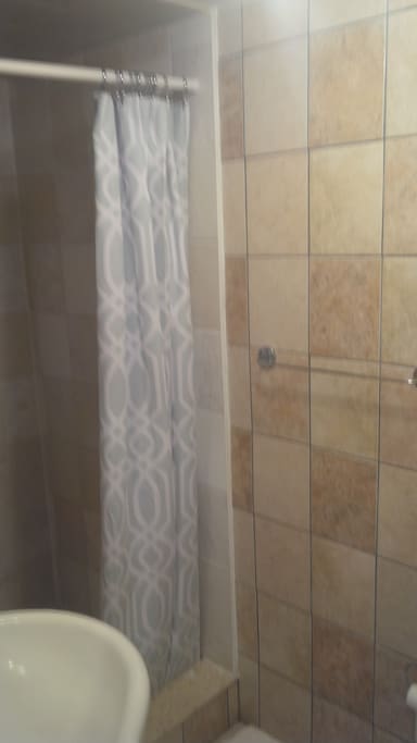 Private washroom and shower