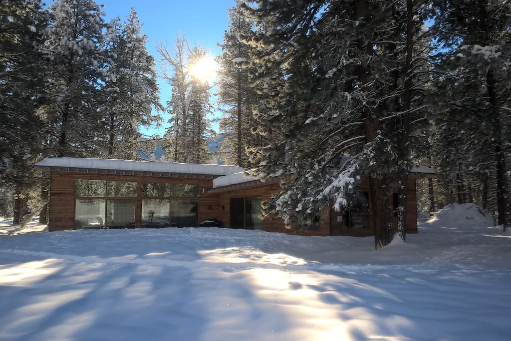 View of Cub House from the meadow.