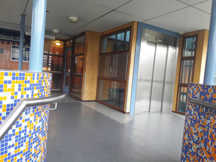 1st floor Press on name/number to open (enter glass door on left