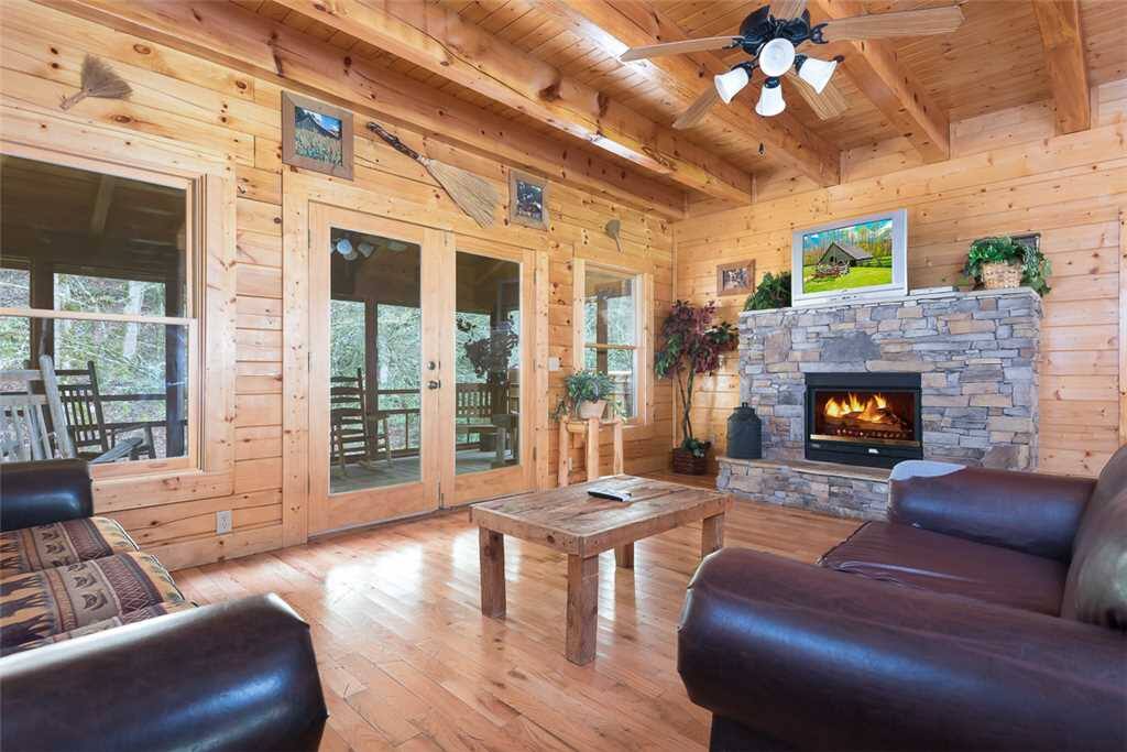 Couch, Furniture, Hardwood, Vault Ceiling, Indoors