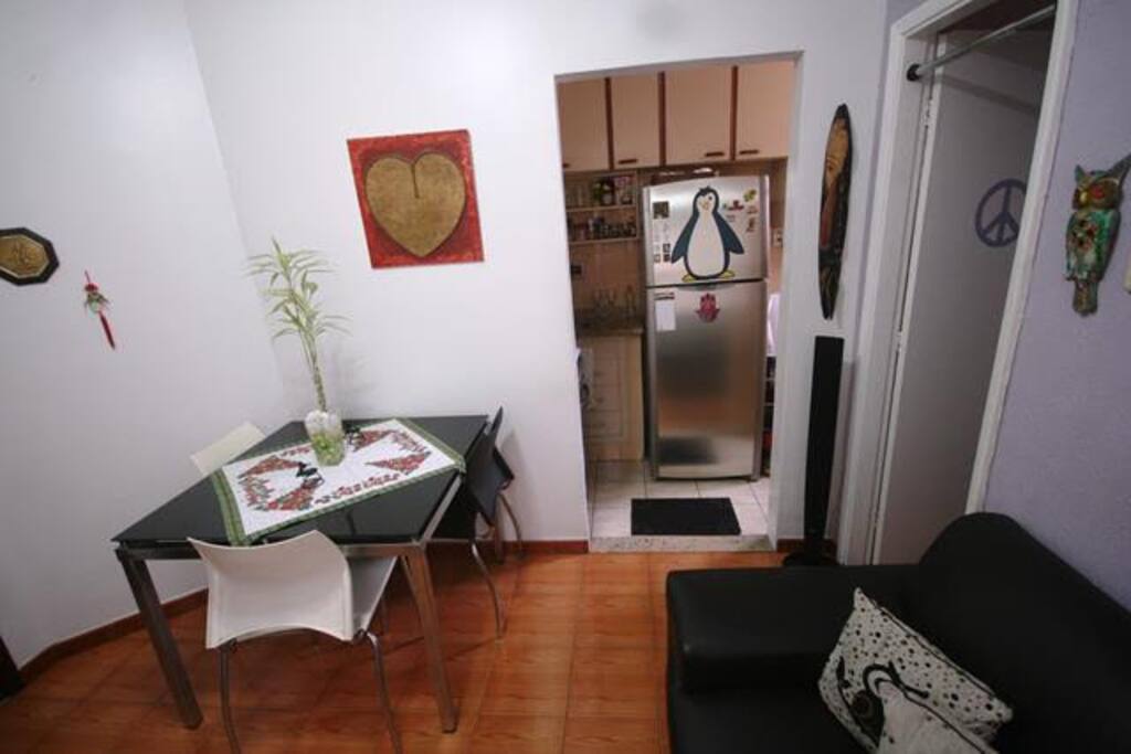 Entrada para a cozinha.