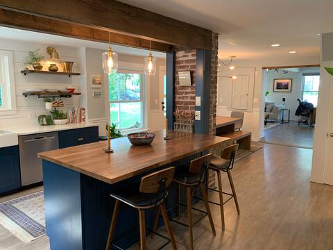 In the heart of Middlebury, a modern farmhouse