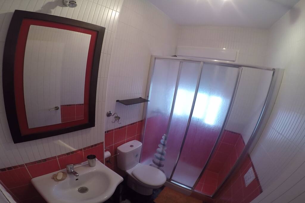 Baño completo compuesto por placa de ducha