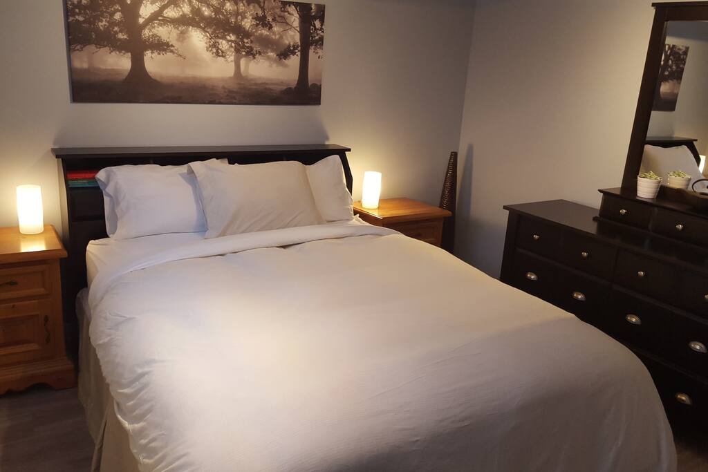 Comfortable bedroom.