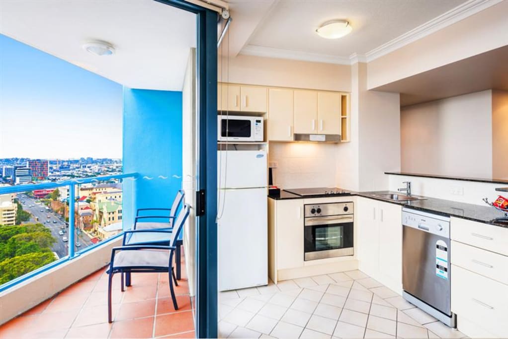 Kitchen & Balcony