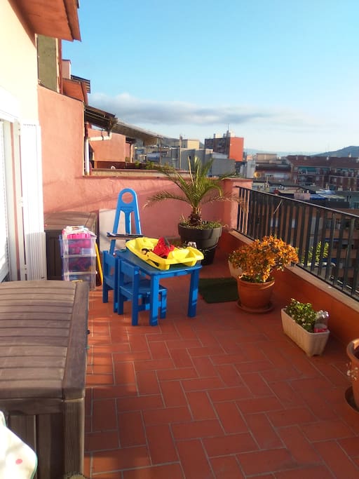 Terraza vista mar