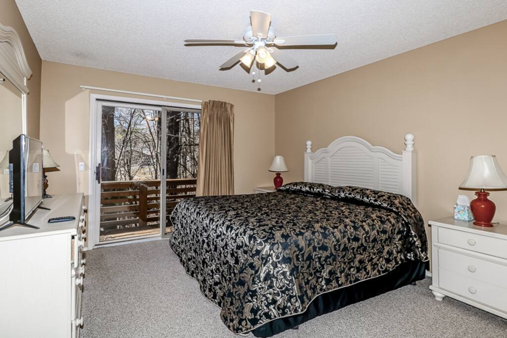 King Size bed in Master bedroom