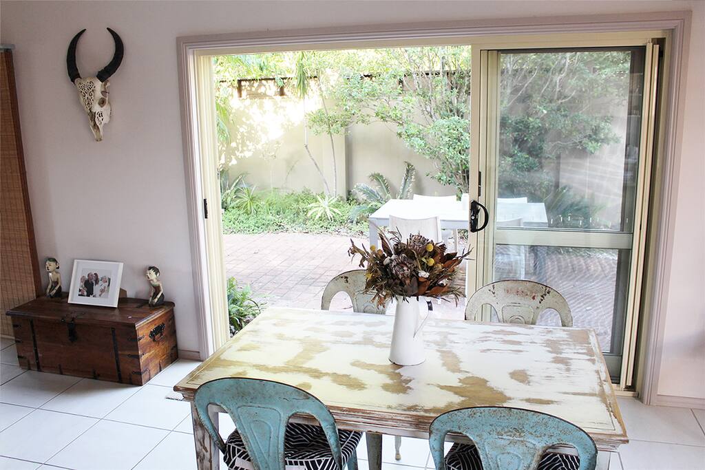 Open plan dining area
