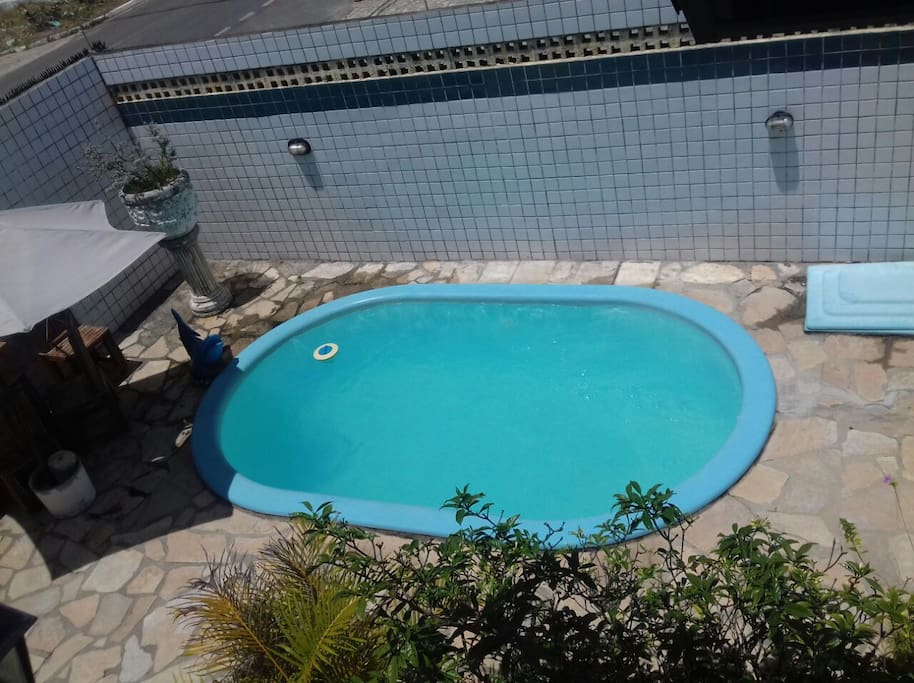 Foto panorâmica piscina