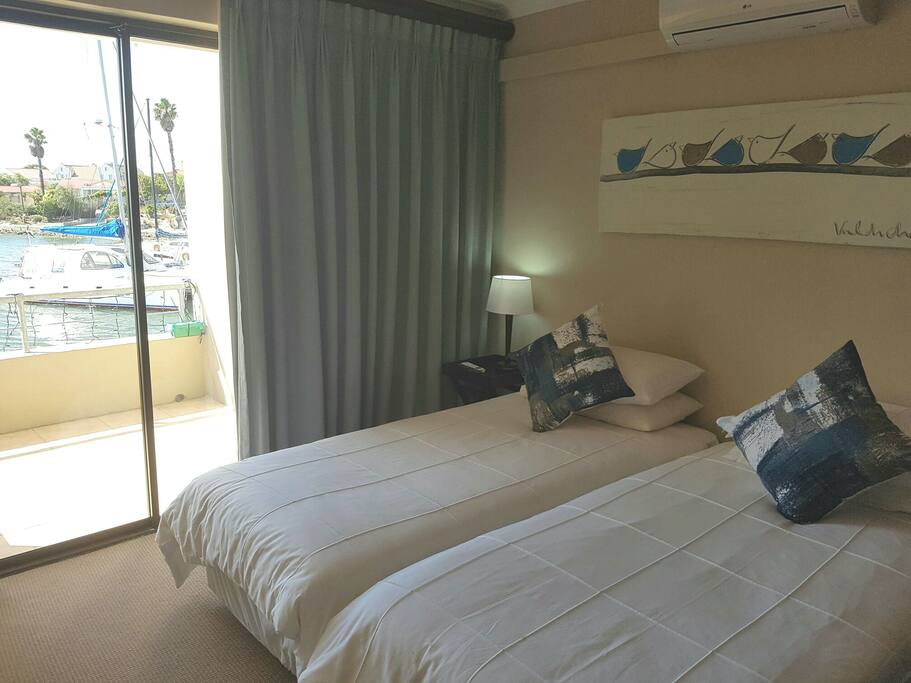 Main bedroom with a patio to admire the view.