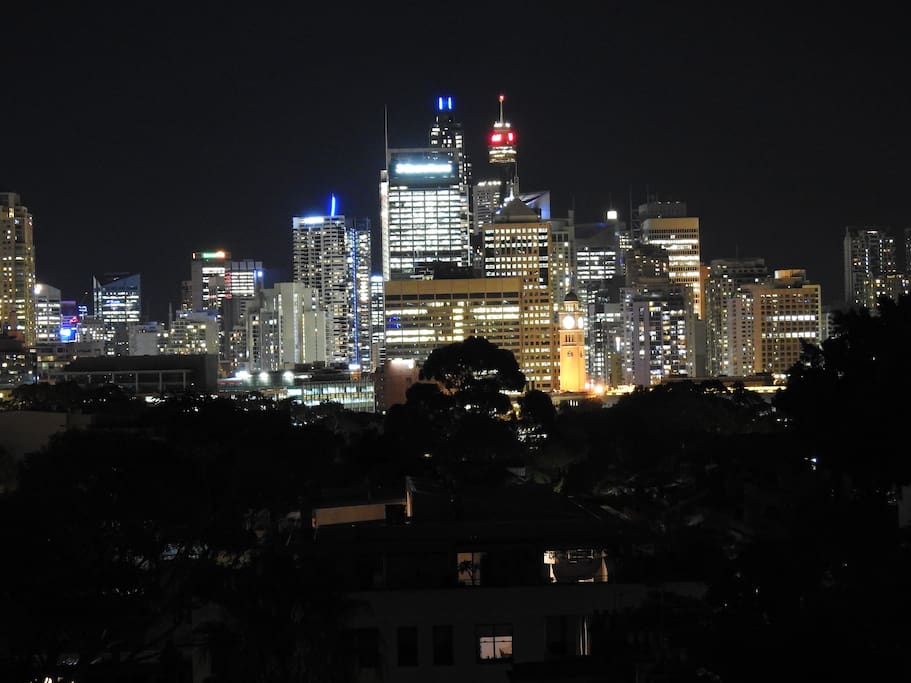 View at night