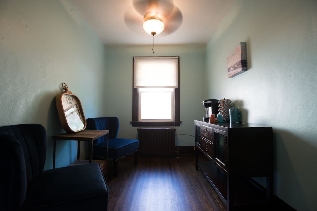 Coffee Nook and sitting space