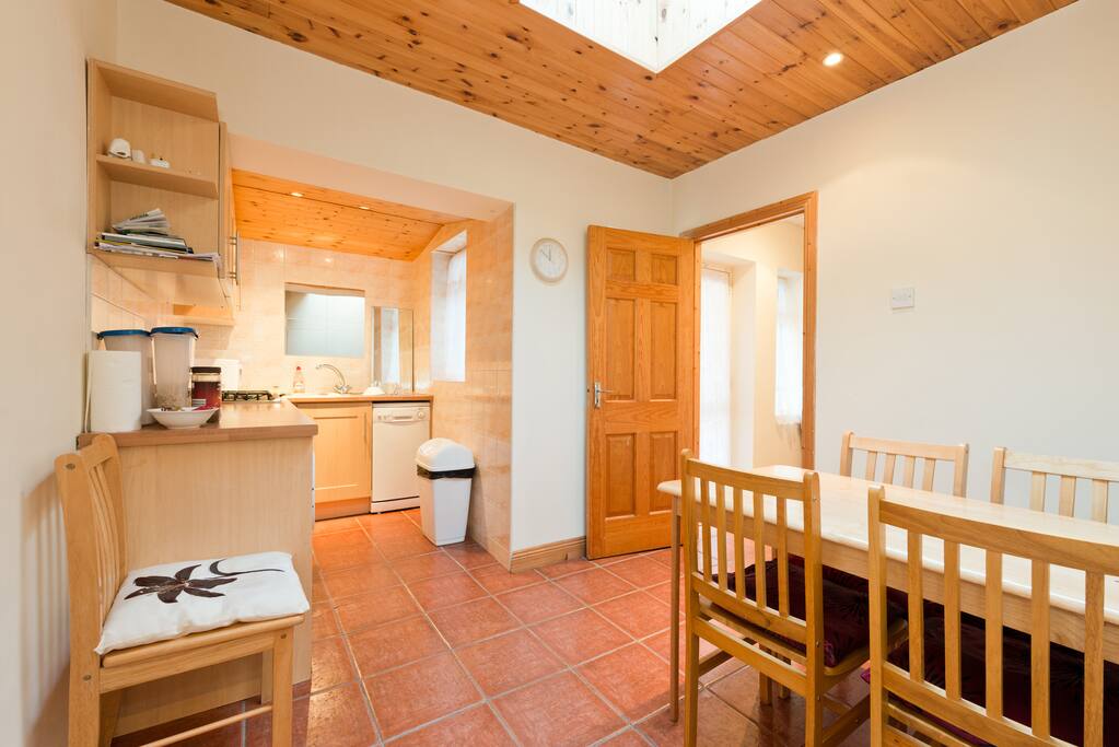 Shared kitchen.