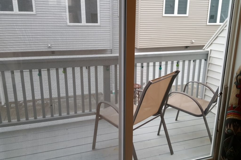 Balcony off Kitchen/living room