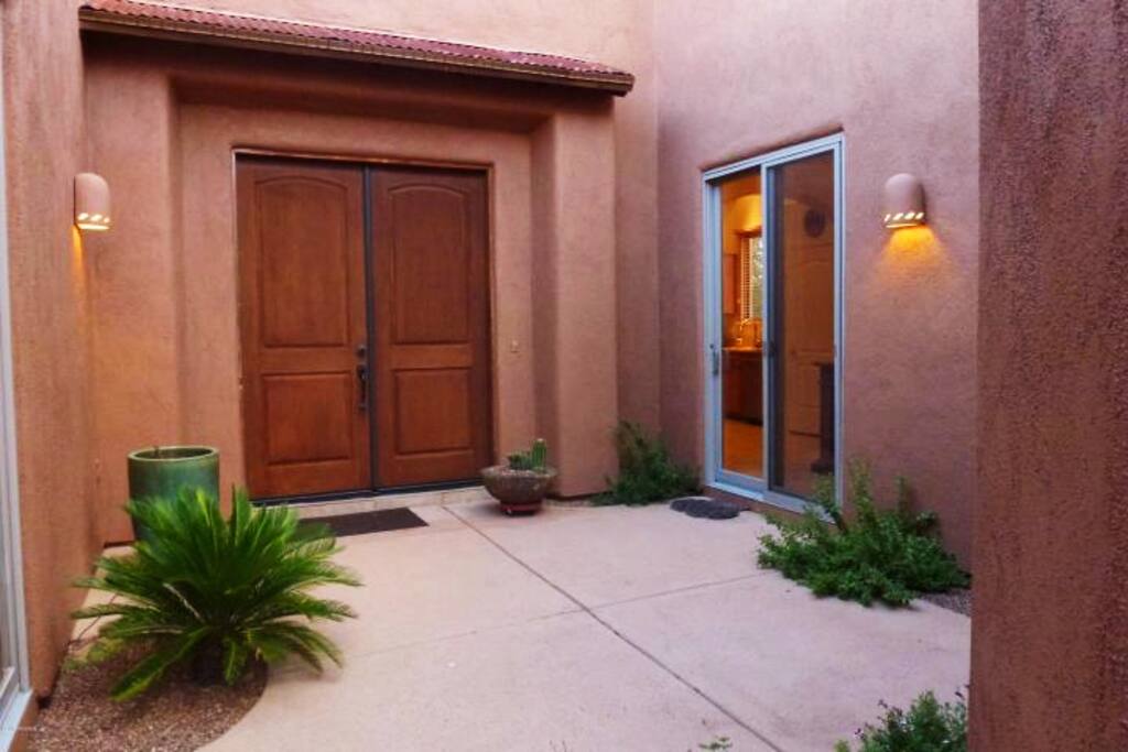 Front Courtyard Entry