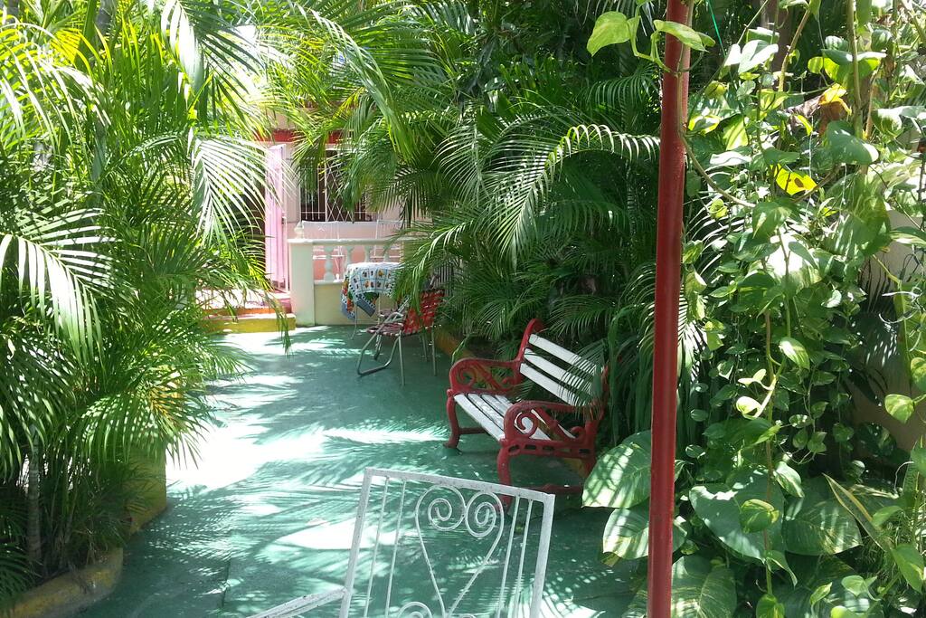 Patio de la casa