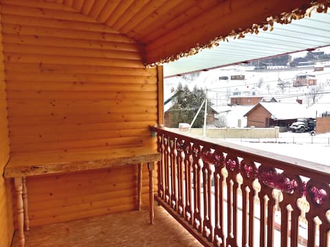 Apartments near the mountains in Yaremche