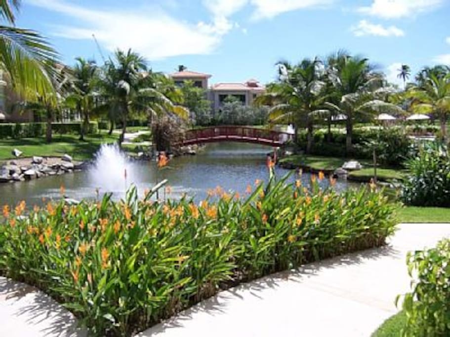 Maralago Lake, adjacent to the pool.