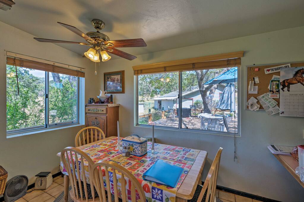 Dining area with a view