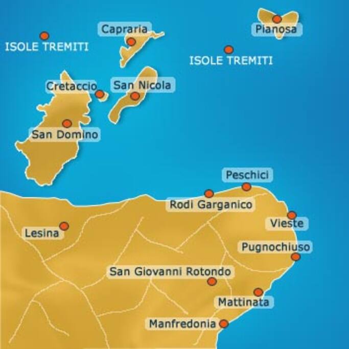 vicinanza con le isole tremiti, paradiso naturale.
