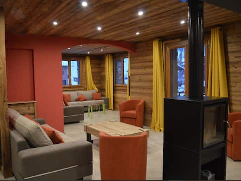 Top Airbnb: Rental Chalet: Tonton Bettex (12 guests) à Les Belleville