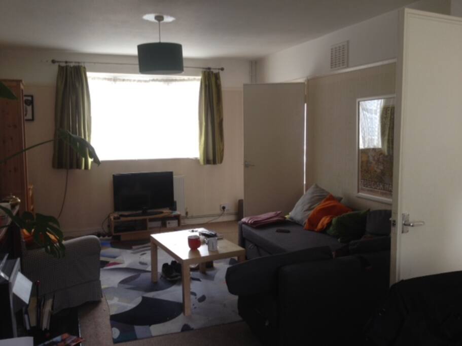 living room coming from garden