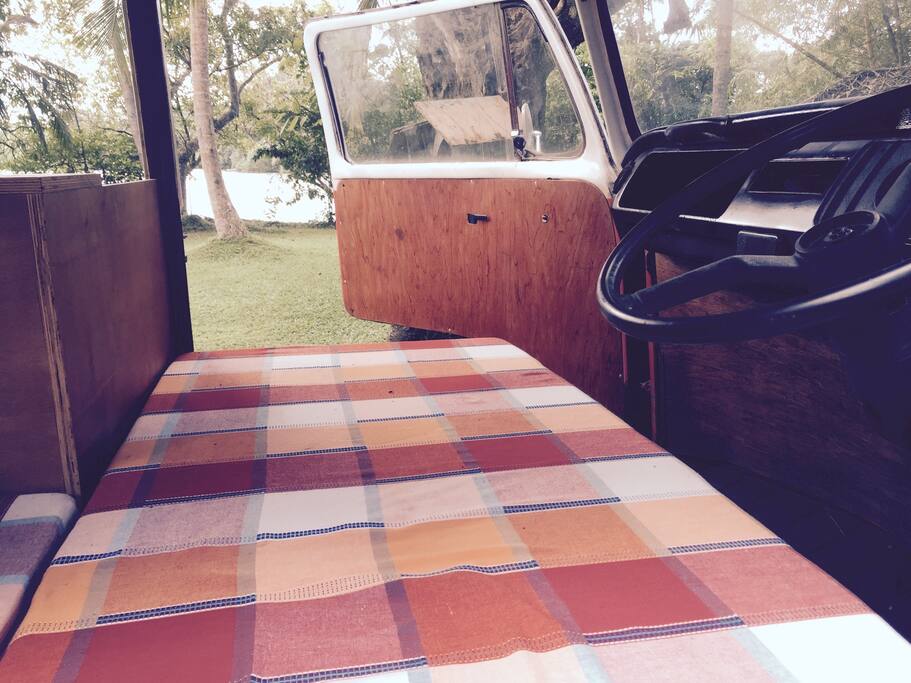 Enough space to store your lugage in the front seat.